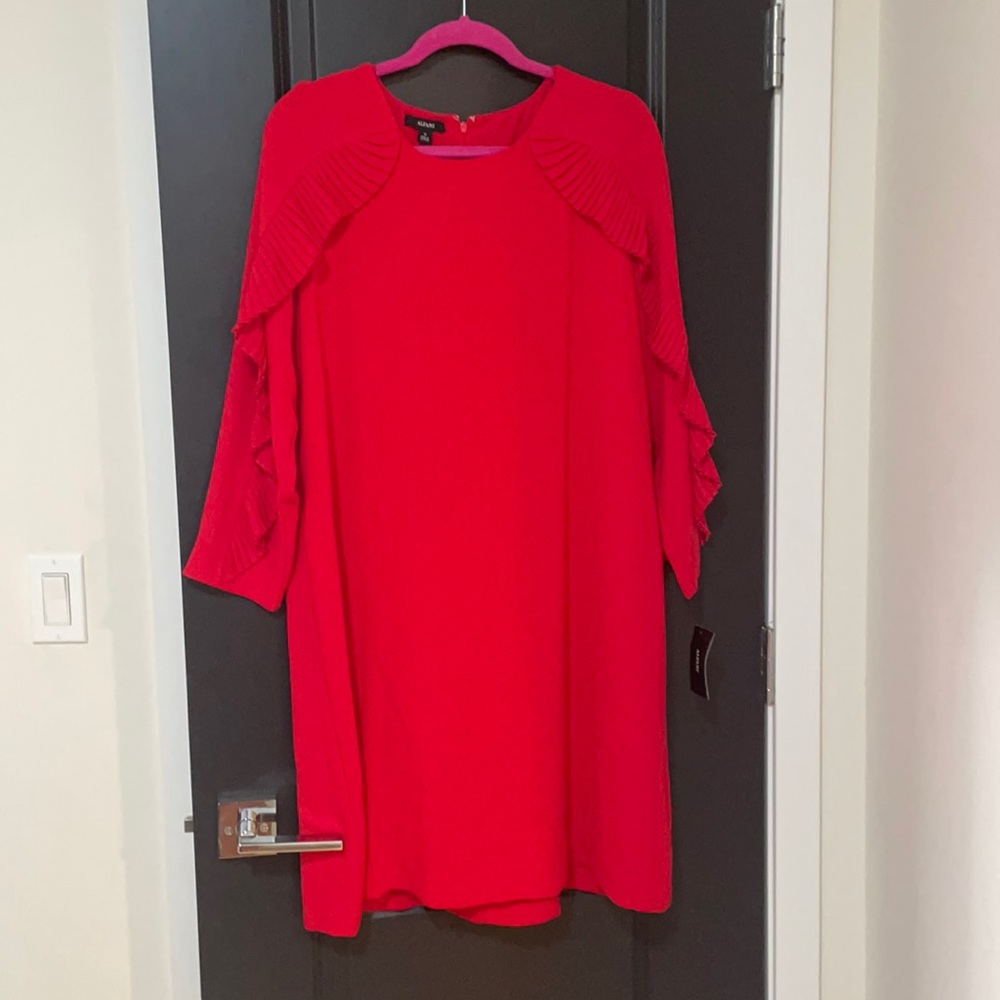 Red cocktail dress